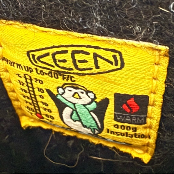 Keen Black Purple Shellback 400g Insulated Waterproof Winter Boots Youth Size 11 - Picture 13 of 14